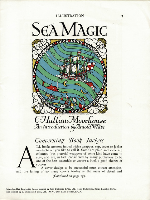 Concerning book jackets : Illustration - Number II, Volume IV, New Series. Issued by André, Sleigh & Anglo Ltd., London, c1918