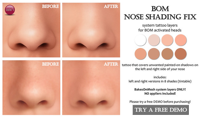 BOM Nose Shading Fix (for FLF)