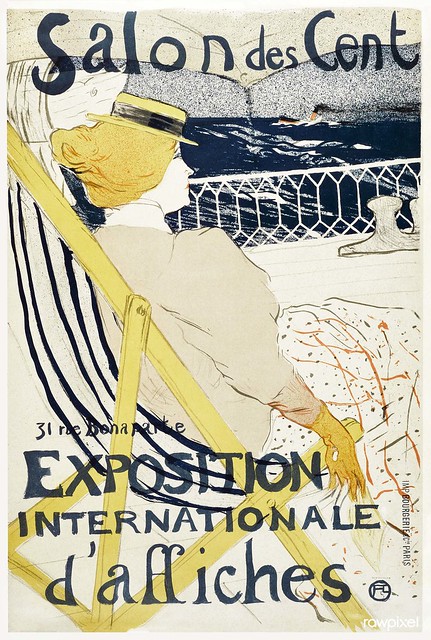 Salon des Cent poster (1896) print in high resolution by Henri de Toulouse–Lautrec. Original from The Public Institution Paris Musées. Digitally enhanced by rawpixel.