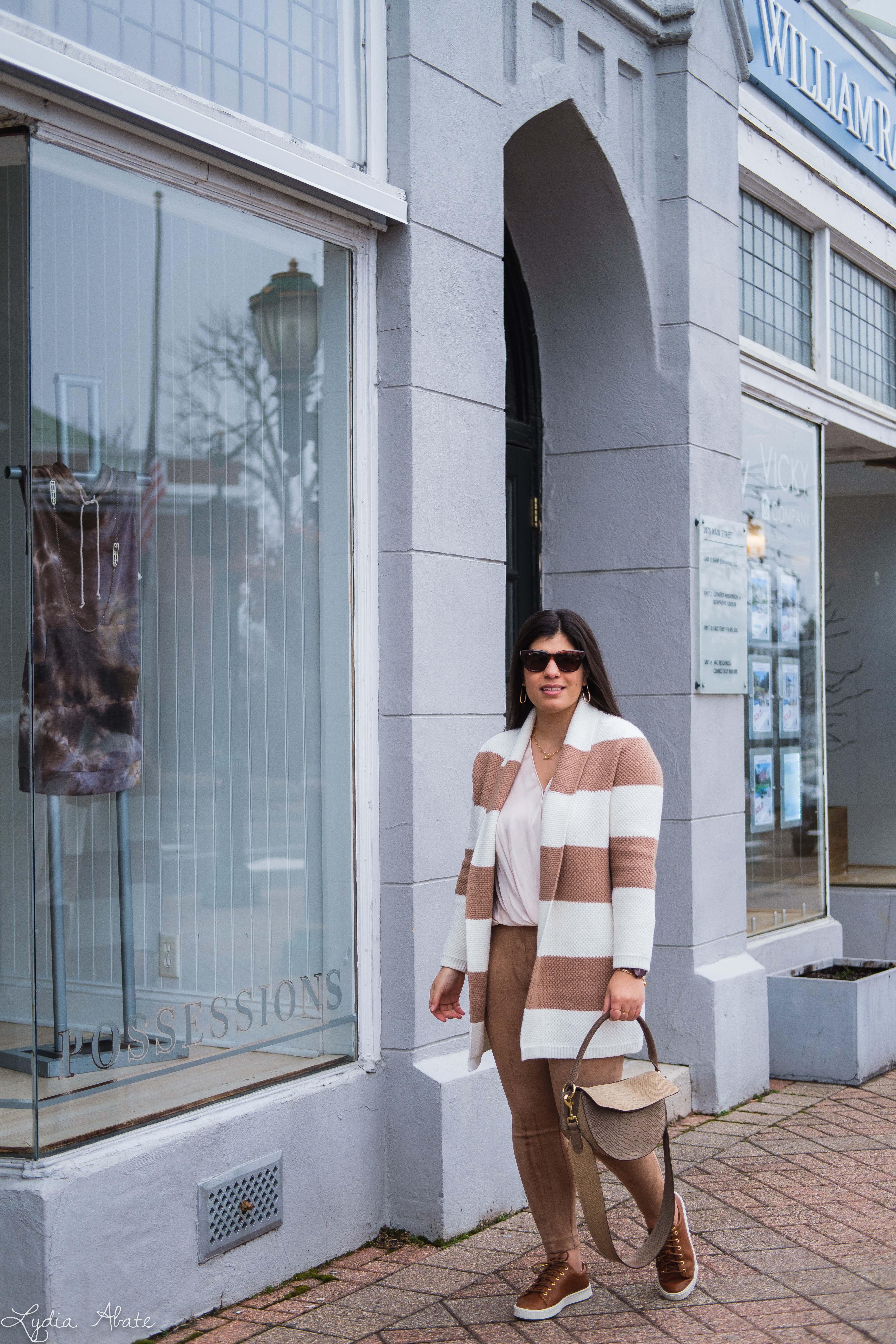 camel striped cardigan, suede leggings, leather sneakers, yuzefi dip, MVMT-3.jpg