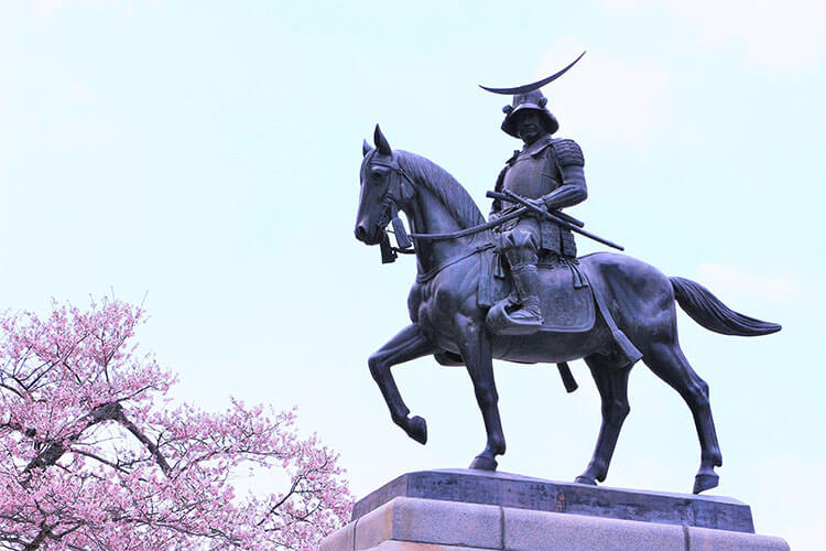 statue of Date Masamune
