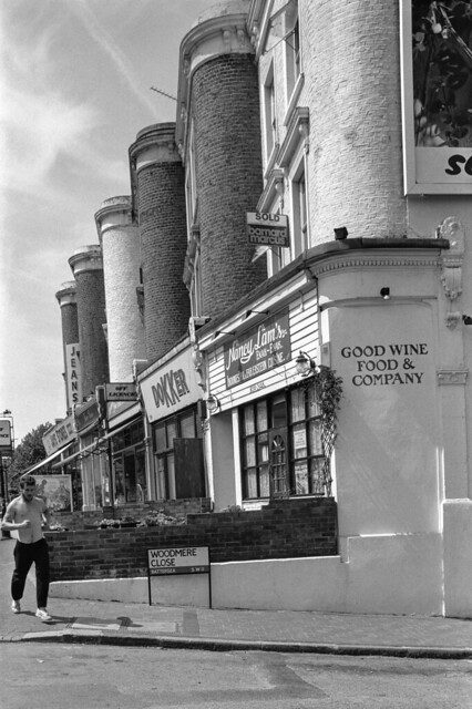 Shops, 56-64, Lavender Hill, Battersea, Lambeth, 1989 89-7m-22