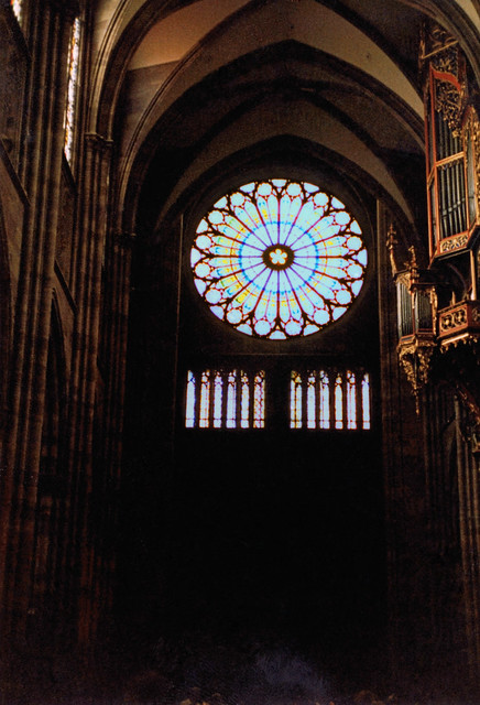 Straßburg 1987 (09) Narthex, Straßburger Münster