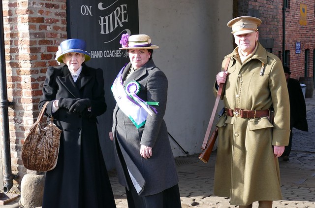 Suffragettes Under Armed Escort