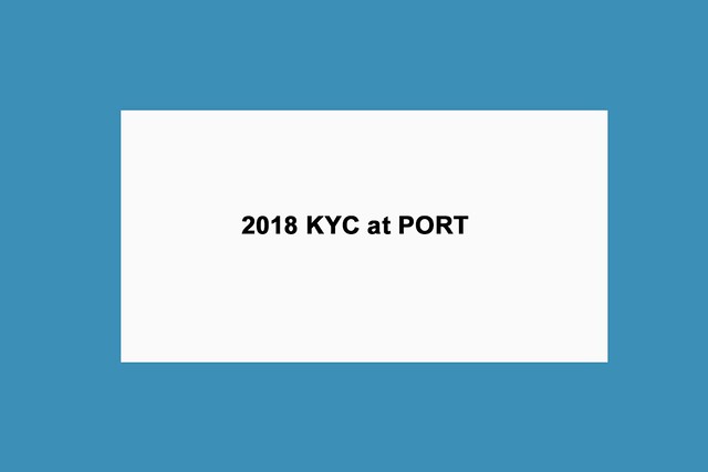 2018 KYC @ port
