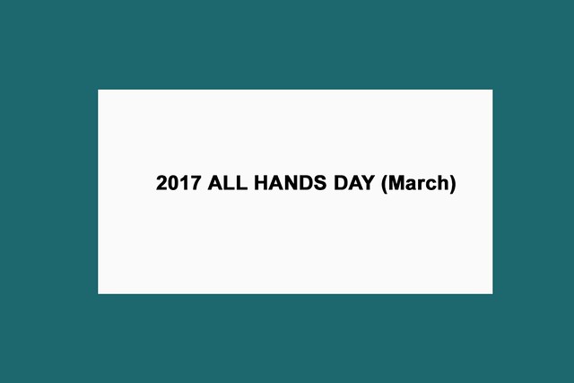 2017 Spring All Hands Day