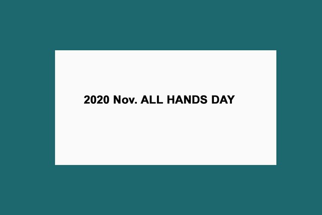 2019 Nov ALL HANDS DAY