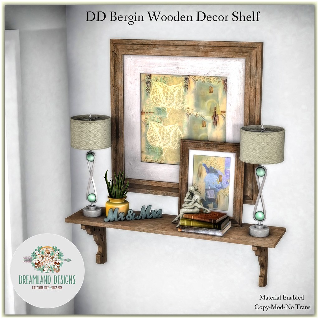 DD Bergin Wooden Decor Shelf-Ad
