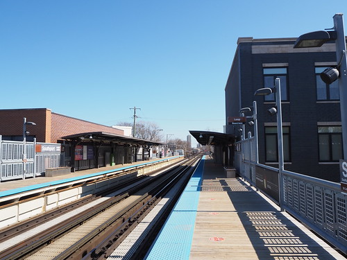 Platforms at Southport from the inbound platform