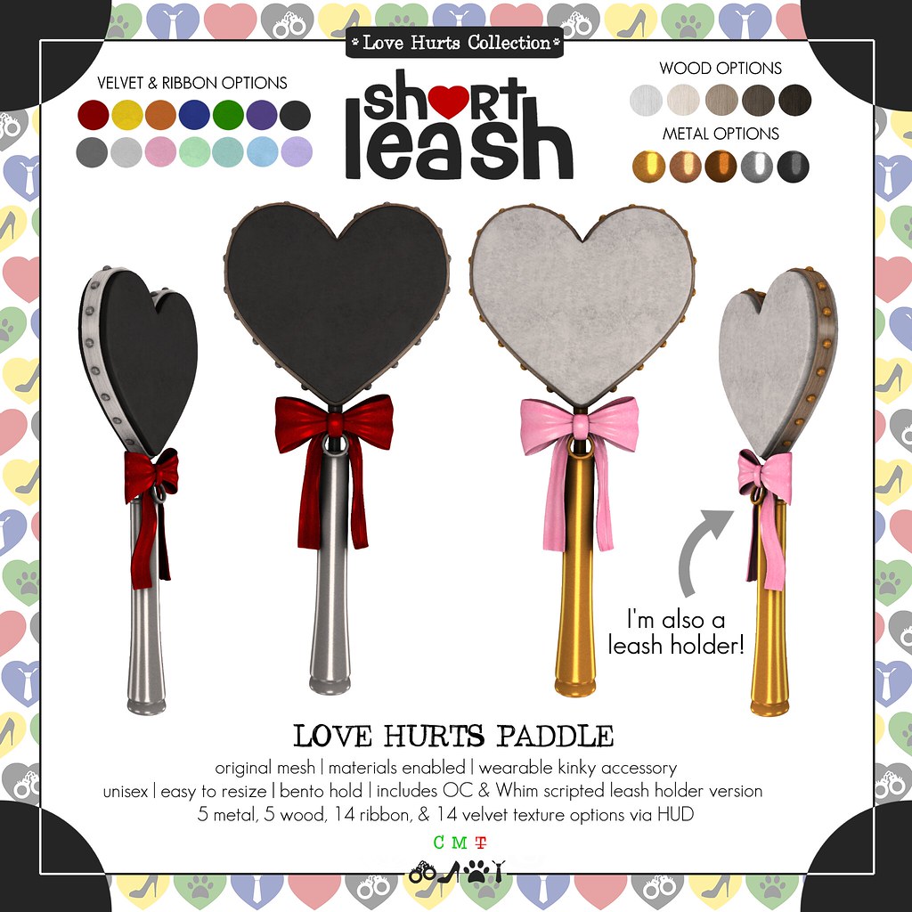 .:Short Leash:. Love Hurts Paddle