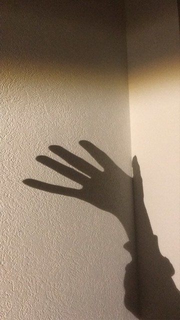 ombre de main