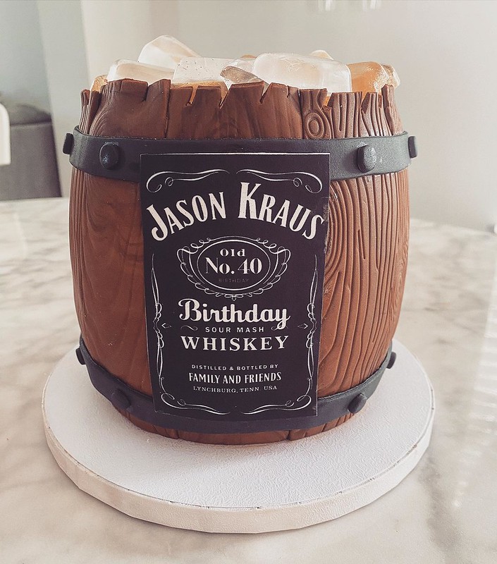Jack Daniel's Cake by The Baker Wee