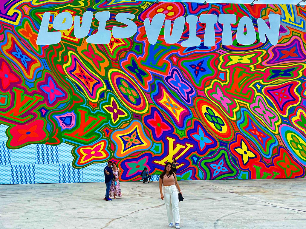 Louis vuitton's store at Miami design district