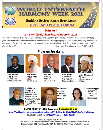 USA-2021-02-04-UPF-USA Commemorates UN World Interfaith Harmony Week