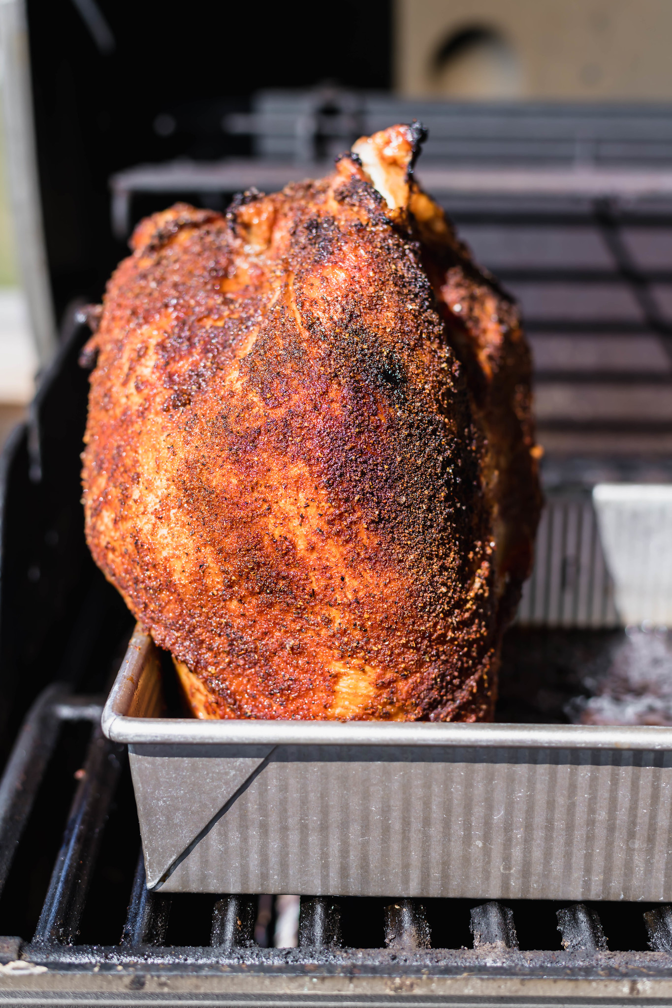 beer can turkey on the grill
