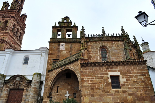 Eglise Nuestra Señora de la Granada, plaza de España, Llerena, province de Badajoz, Estrémadure, Espagne.
