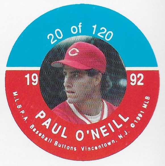 1992 JKA Vincentown Button Proof Square - O'Neill, Paul
