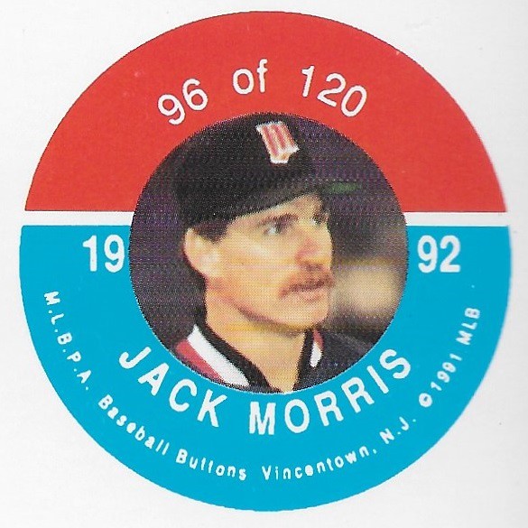 1992 JKA Vincentown Button Proof Square - Morris, Jack