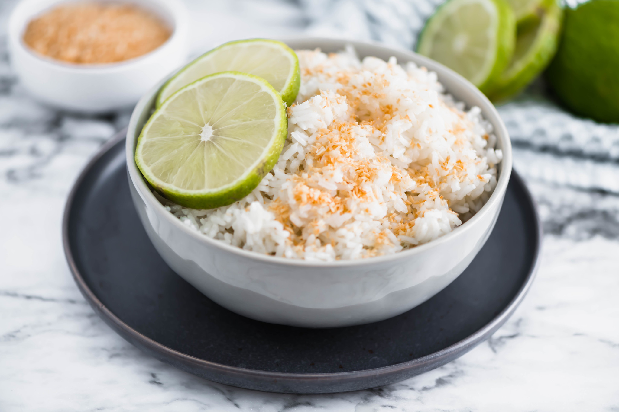 The Instant Pot obsession continues with this Instant Pot Coconut Lime Rice. Ridiculously easy to make and packed full of tropical flavor.