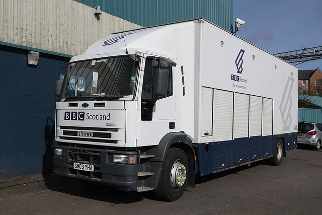 Iveco Cargo Tector SW03YHA BBC Scotland