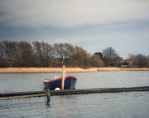 waterscape landscape skyscape water mere lake boat jetty pier trees reeds overcast hornsea hornseamere yorkshire mobilephotography moody snapseed picsart nature