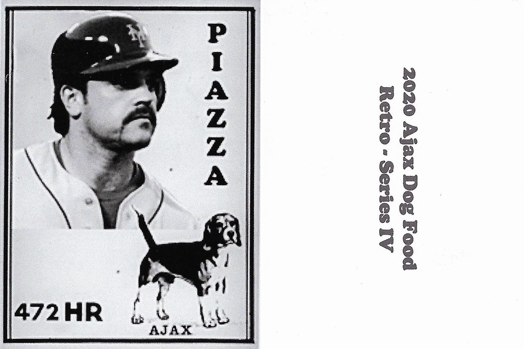 2020 Ajax Dog Food Retro Alt Back - Piazza, Mike2