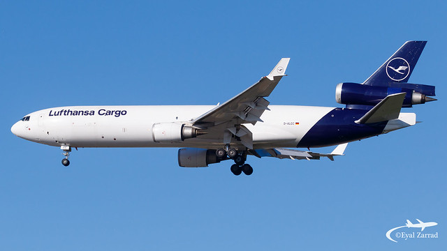 TLV - Lufthansa Cargo MD-11F D-ALCC