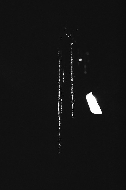 icicles at night