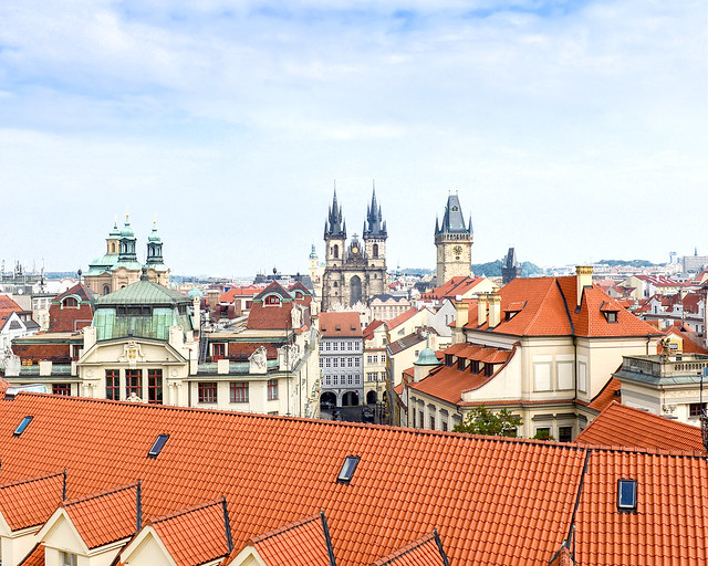 Vistas de Praga desde el mirador de Clementinum