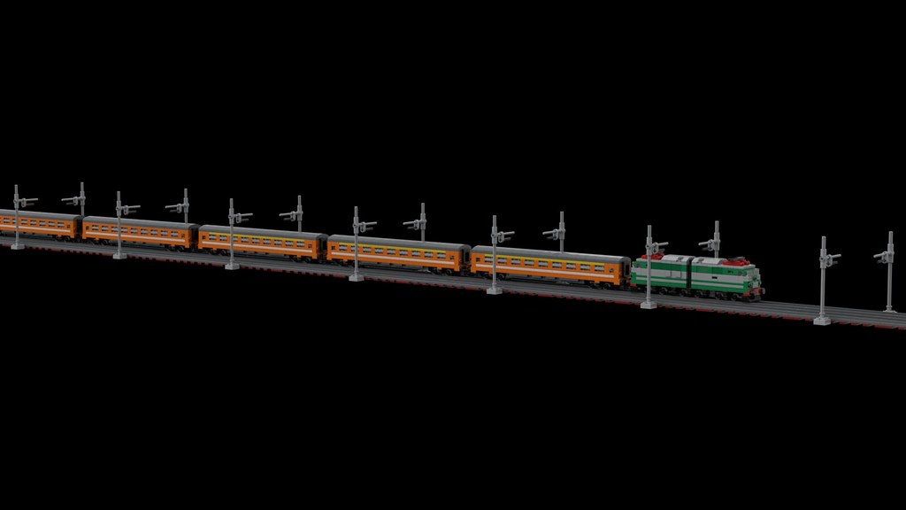 Lego FS E.646 in 1:87 Scale - Rapid Train