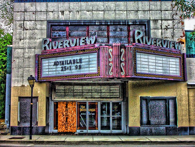 Riverview Theater - Norfolk Viriginia  -  United States - Art Deco Architecture - HDR