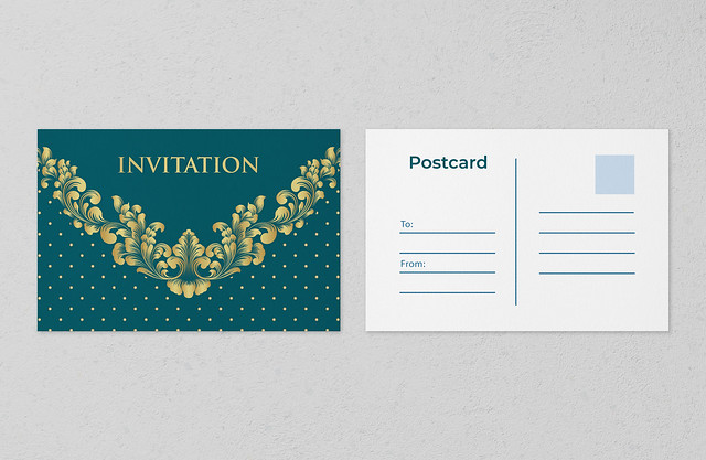 Postcard & Invitation card Design