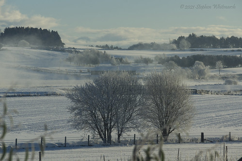 kintore aberdeenshire scotland winter snow ice landscape frost mist white topic abigfave