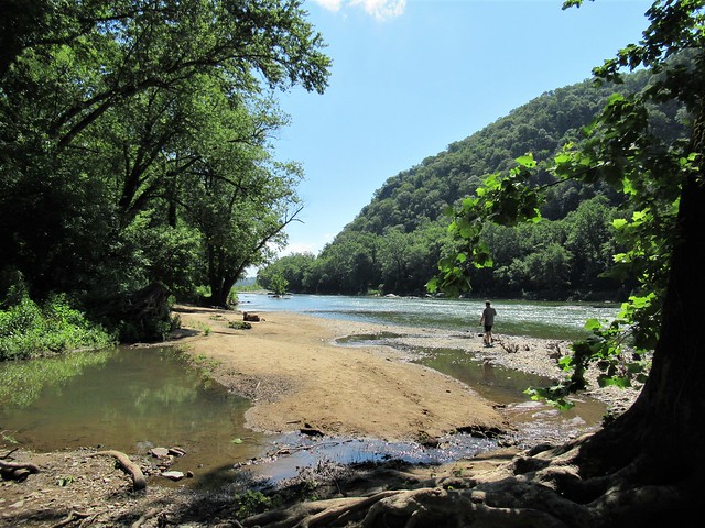 Banks of the Shenandoah River, Harpers Ferry, West Virginia