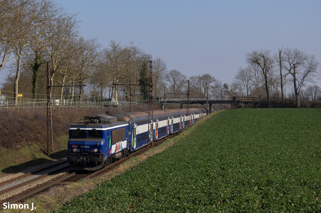 164481 Paris-Montparnasse - Rambouillet | BB 7606 + VB2N C05… | Flickr