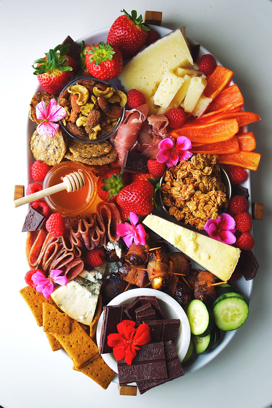 Simple Charcuterie Board - Crunchy Creamy Sweet