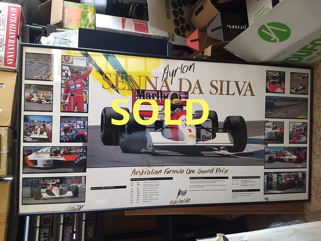 Ayrton Senna Poster - official product