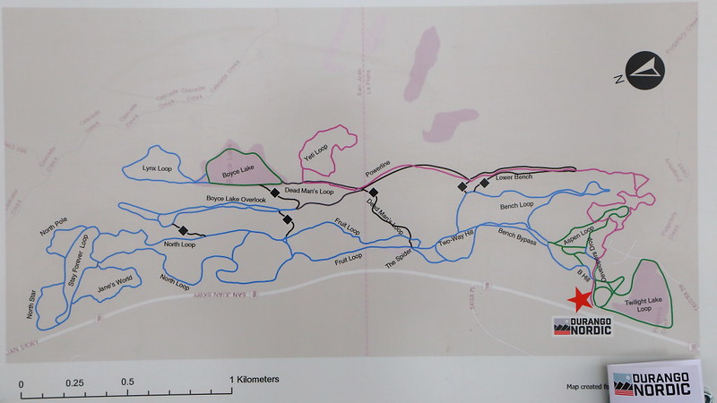 IMG_5256 Durango Nordic Center Trail Map