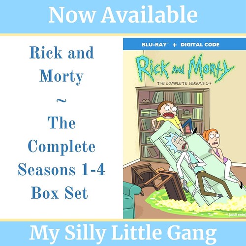 Rick and Morty ~ The Complete Seasons 1-4 Box Set @WBHomeEnt #MySillyLittleGang