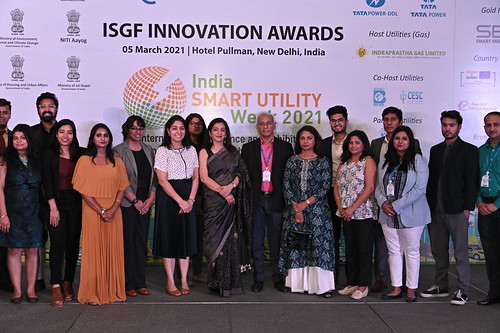 ISGF Innovation Awards Ceremony & Valedictory Function of ISUW 2021 Award Ceremony Hall