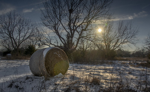 texas snow hay winter abandoned ruraltown