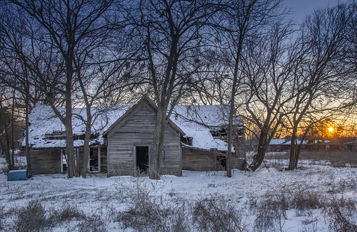 winter snow abandoned ruraltown abandonedstructures abandonedhomes