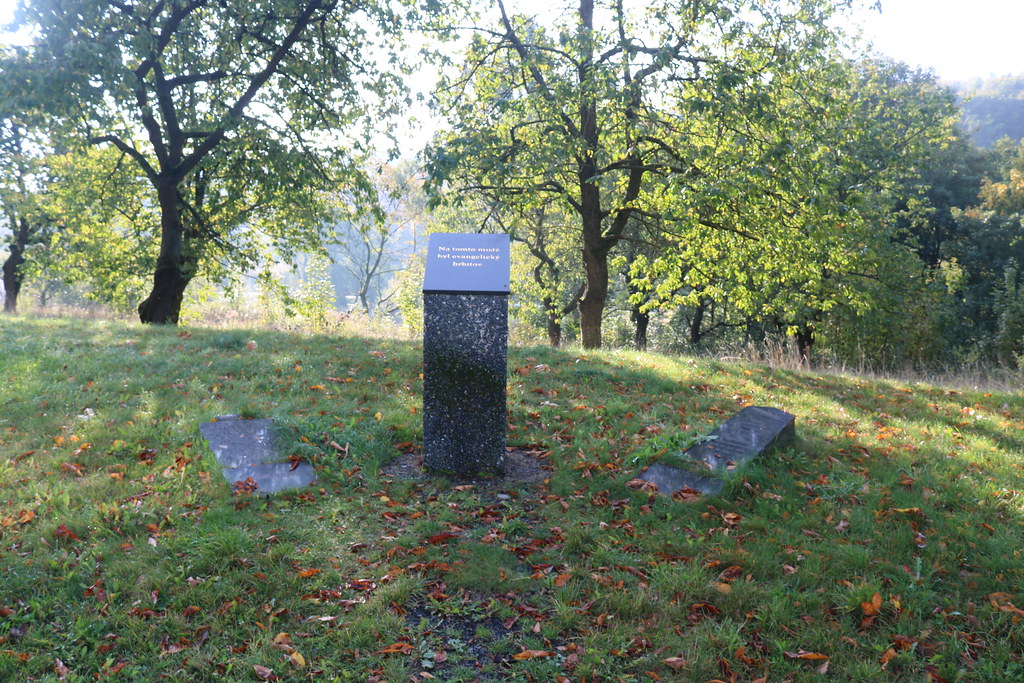 evangelický hřbitov v Plesné