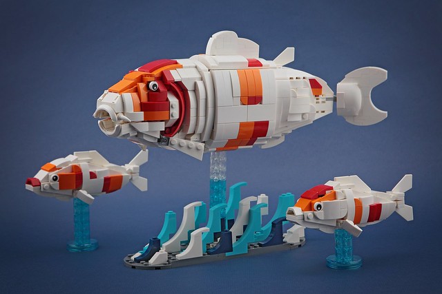 Graceful Koi on Lego ideas