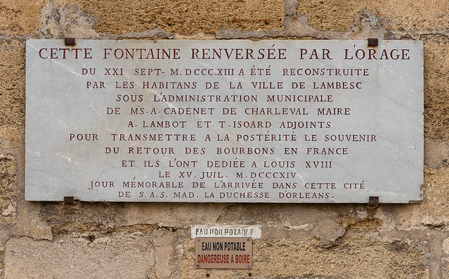 La Bono Font, Lambesc