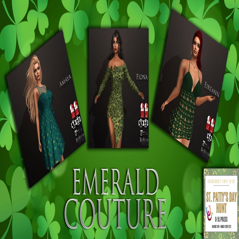 Emerald Couture - FabFree St. Patty's Day Hunt Key