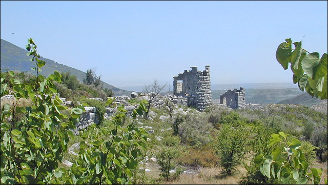 Les remparts de l'antique Messène (Grèce)