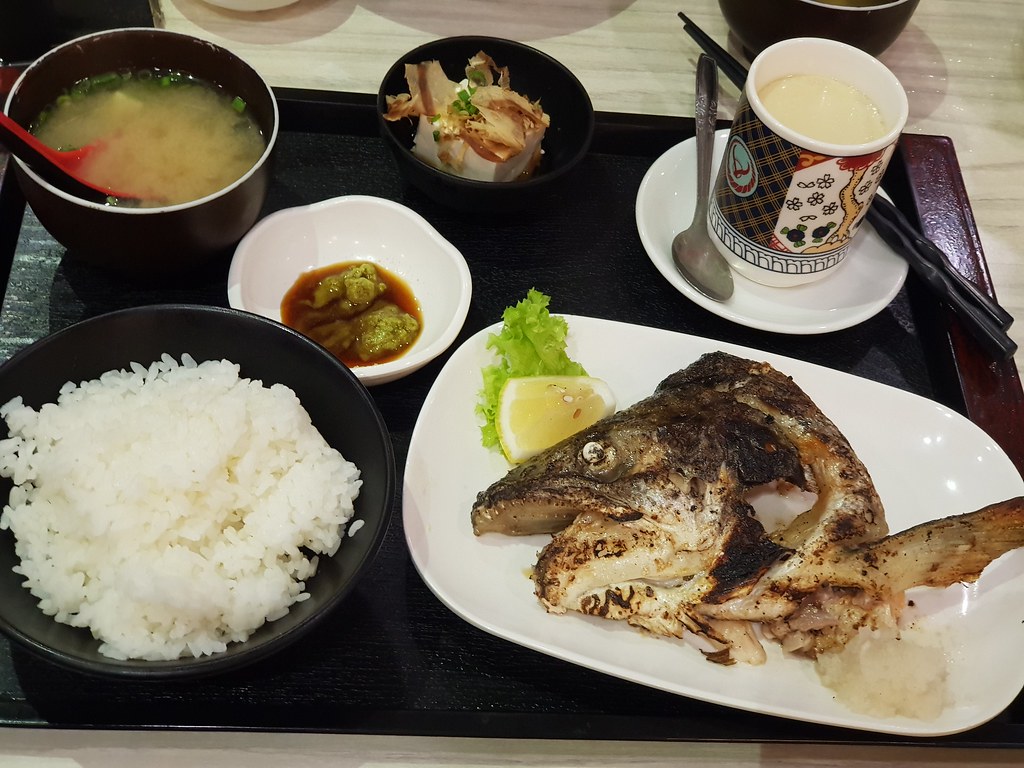 三文魚頭定食 Salmon Head set rm$16.80 @ Sushi ZenS USJ9