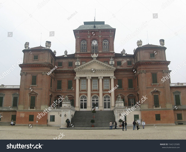 The Royal Castle of Racconigi, province of Cuneo, Italy, one of the Residences of the Royal House of Savoy, included by UNESCO in the World Heritage Sites list