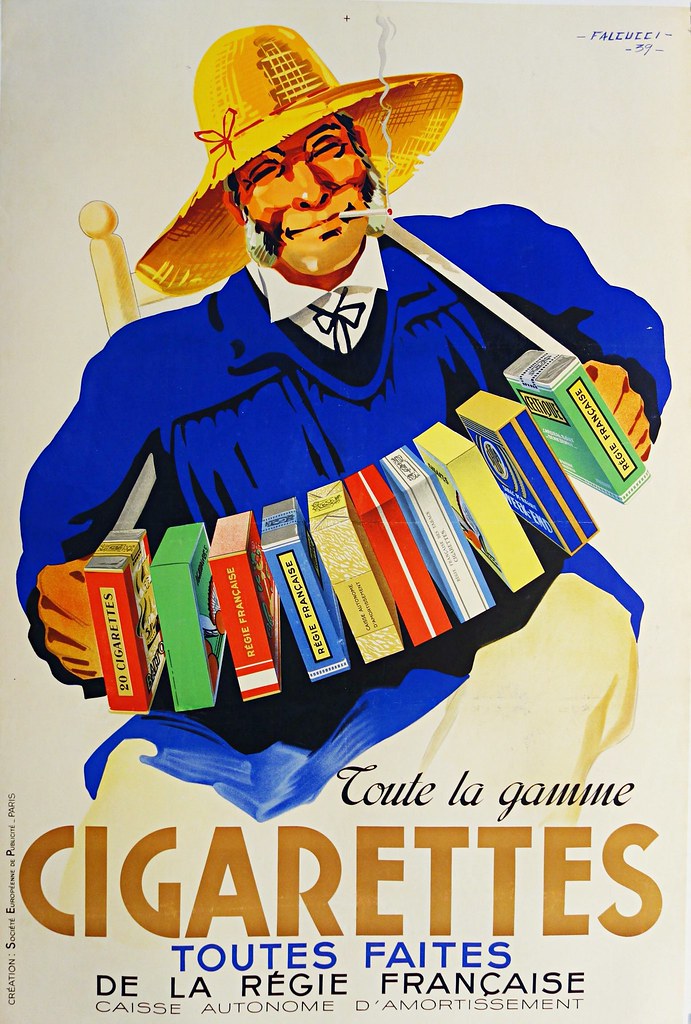 French CIGARETTES - 1939